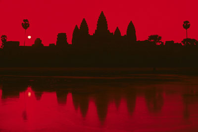 Angkor Wat Red Dawn